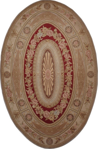 Ковёр 1,83х2,74 Савенери LT-02/379 овал