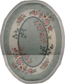 Ковёр 2,74х3,66 ШЕРСТЬ 90L 7180/292 овал