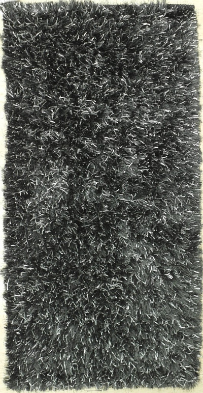 Ковёр 0,70х1,40 ОГ 80 P/C SHAGGY BLACK MIX