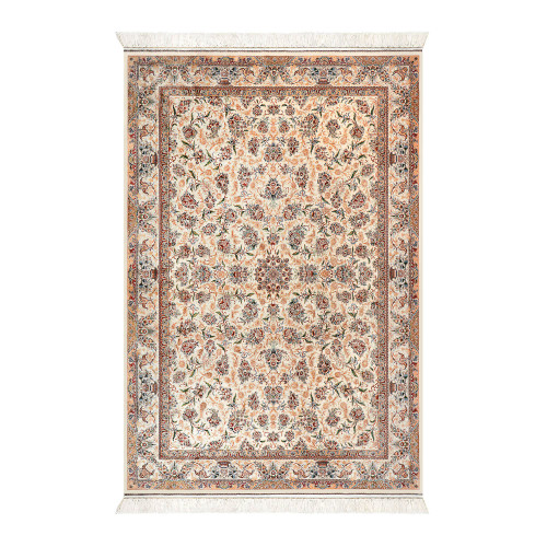 Ковёр 2,00х2,00 QUM 220-C/4 маш.раб. с ручной обр. тенсел/шелк (квадрат)