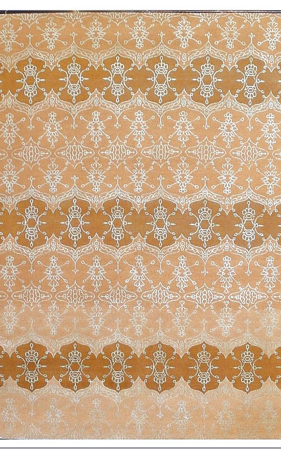 Ковёр 1,70х2,40 SHR41019 шерсть,шелк лайт оранж