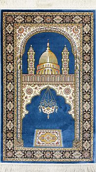 Ковёр 0,67х1,10 UNIQUE 0IS013 OCEAN BLUE/NAVY Namaz