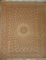 Ковёр 3,01х4,05 Tabriz Gonbad Saghfi ESKANDARI 236755 500т.уз шерсть+шёлк осн.шёлк beige/beige Иран