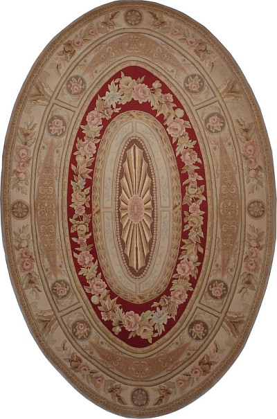 Ковёр 1,52х2,44 Савенери LT-02/379 овал