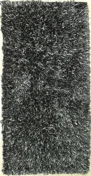 Ковёр 0,70х1,40 ОГ 80 P/C SHAGGY BLACK MIX