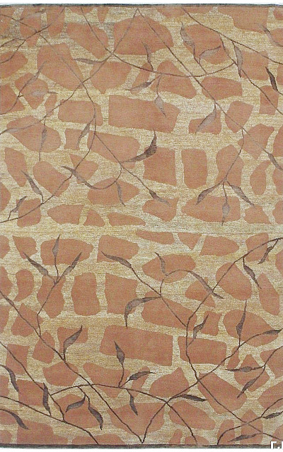 Ковёр 1,80х2,75 SHR410311 шерсть, шелк корич\золотой