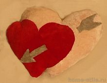 Подушка из овчины меховой 0,50х0,62