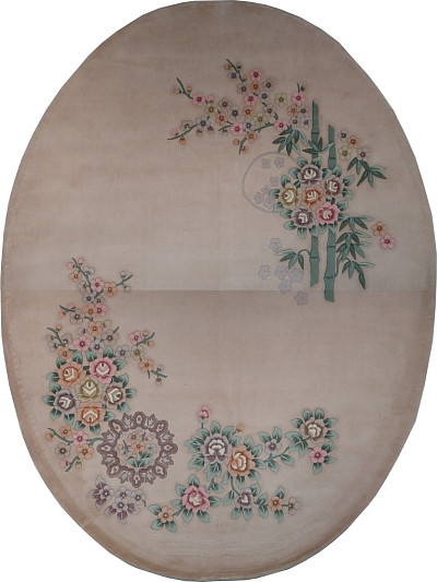 Ковёр 2,74х3,66 ШЕРСТЬ 90L 7088/224 овал