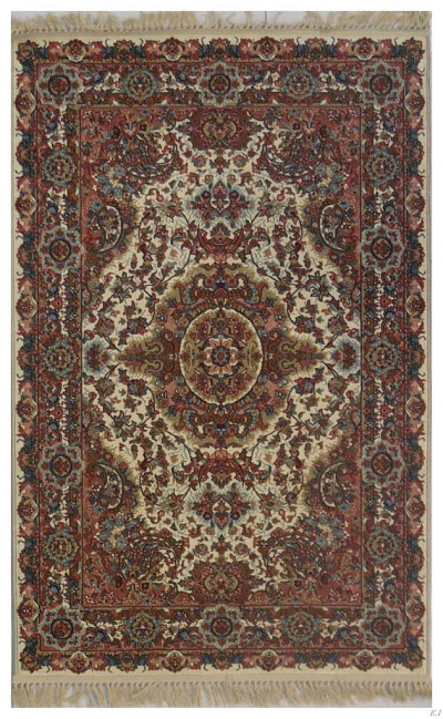 Ковёр 1,00х1,50 Keramatian Royal крем/пинк 2212