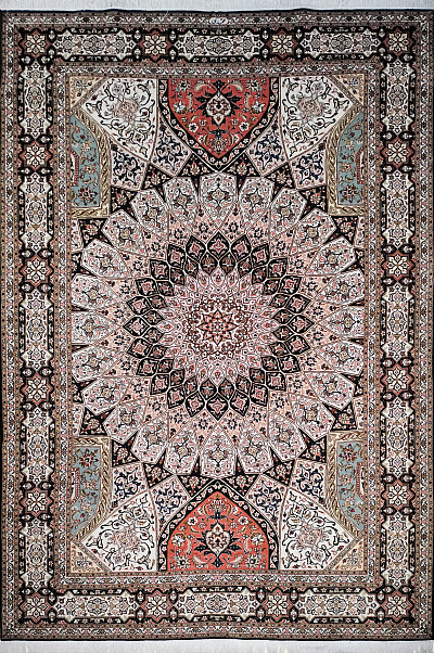 Ковёр 2,05х3,04 Tabriz Gonbad MOHAMMADI 236424 500.000уз шерсть+шёлк осн.хлопок mix/mix Иран
