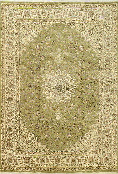 Ковёр 2,43х3,57 ОГ 95 W/AS/C U,N, шерсть/артшелк/хлопок 1051 Индия