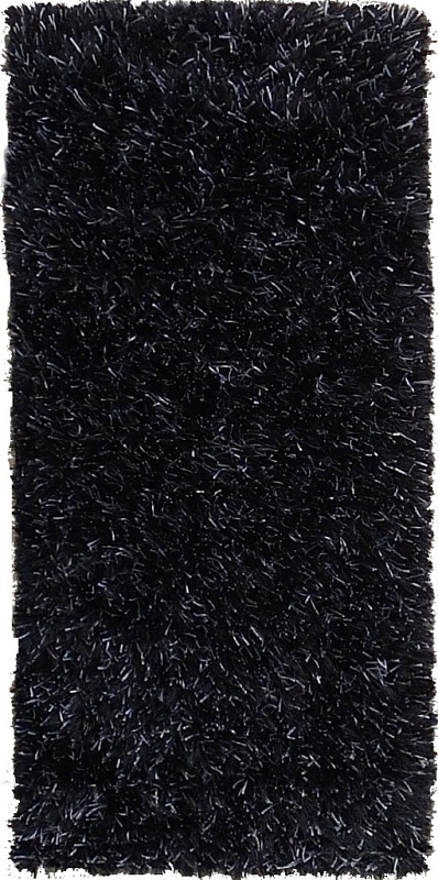 Ковёр 0,70х1,40 ОГ 80 P/C SHAGGY BLACK