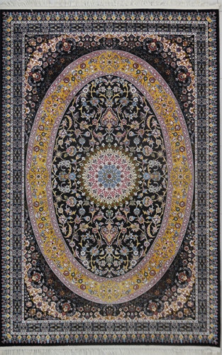 Ковёр 2,00х3,00 Э-Силк Ладжеварди Блек 1993