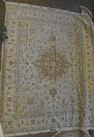 Ковёр 4,08х5,28 Tabriz Medallion CHAVOSHINIA 238232 500.000уз шерсть+шёлк осн.шёлк green/beige Иран