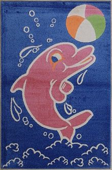 Ковёр 0,80х1,50 Соник 8с34а блю (дельфин)