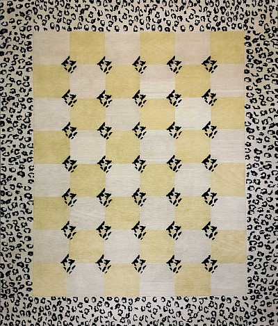 Ковёр 2,55х3,03 Ролпа /100уз./ Leopard/ Gold (7,73)