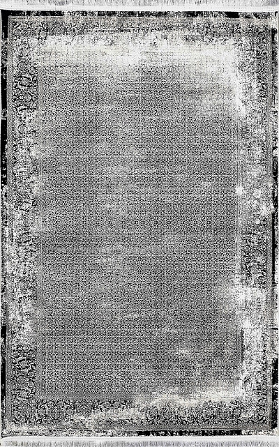 Ковёр 1,00х1,50 ГV01/1 диз. Black Opal black пр-во Иран акрил\бамбусилк