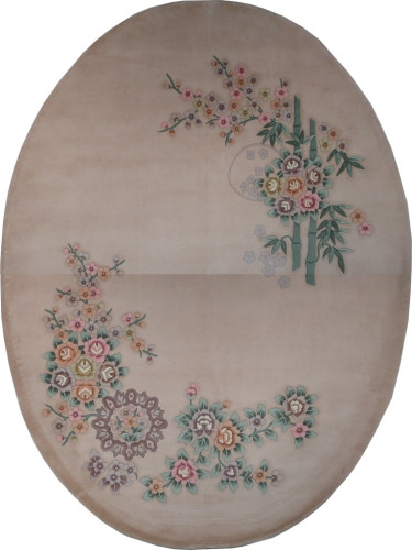 Ковёр 2,74х3,66 ШЕРСТЬ 90L 7088/224 овал