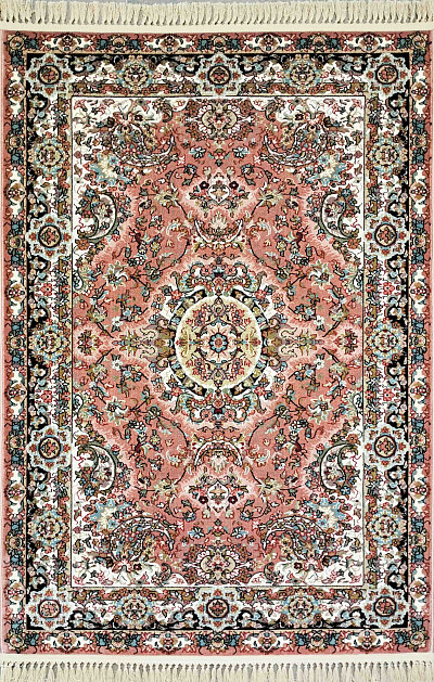 Ковёр 1,00х1,50 Keramatian Royal пинк/крем 2221