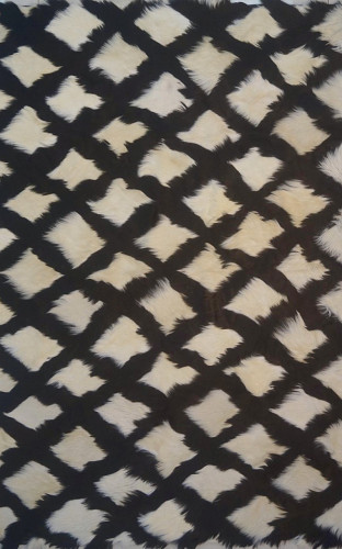 Ковёр 1,50х2,20 из шкур козы М838В 2017