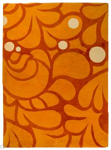 Ковёр 1,70х2,40 из овчины Bowron оранж