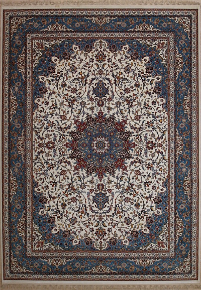 Ковёр 2,50х3,50 Isfahan крем/голубой