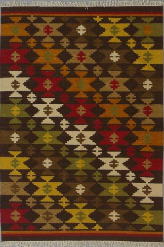 Ковёр 1,20х1,80 Килим аргент.шерсть с хлопком №7