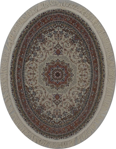 Ковёр 1,00х1,40 Соло Арамеш Крем 2133 овал