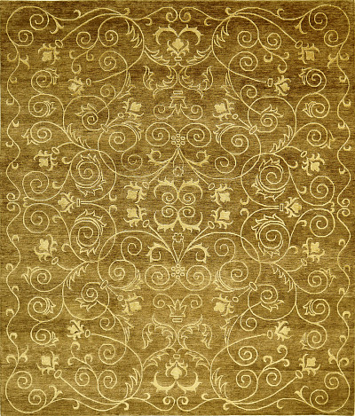 Ковёр 2,51х2,91 ОГ 67 W/V N-520  BN/BN Индонепал ш.с виск.