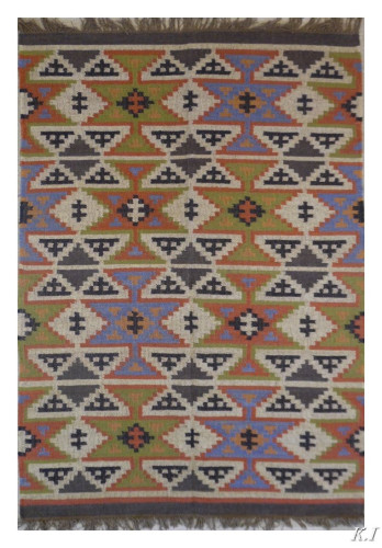 Ковёр 1,40х2,00 Килим джут с шерстью №311