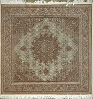 Ковёр 2,06х2,06 TABRIZ MAHI 50R (PIROOZIAN) 238319 500.000уз шерсть+шёлк cream/gray Иран