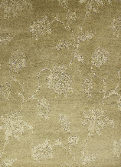 Ковёр 1,72х2,38 ОГ 104 W/V N-516 BI/BI ИНДОНЕПАЛ шерсть с вискозой