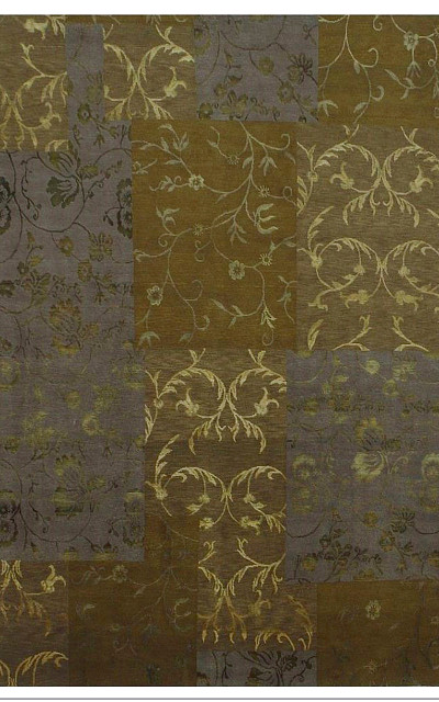 Ковёр 2,04х2,95 SHR61005 шерсть,шелк грей-грин