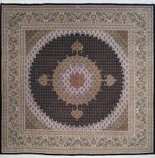 Ковёр 2,55х2,58 Tabriz Mahi PIROOZIAN 237018 500.000уз шерсть+шёлк осн.хлопок d.blue/green Иран